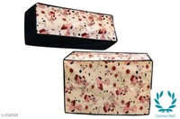 Colorful Non Woven Split AC Covers Vol 1 - Indoor-40inX 10in X 13in, Outdoor- 35inX 15inX 21in, Black, Non Wove, Printed, Set1